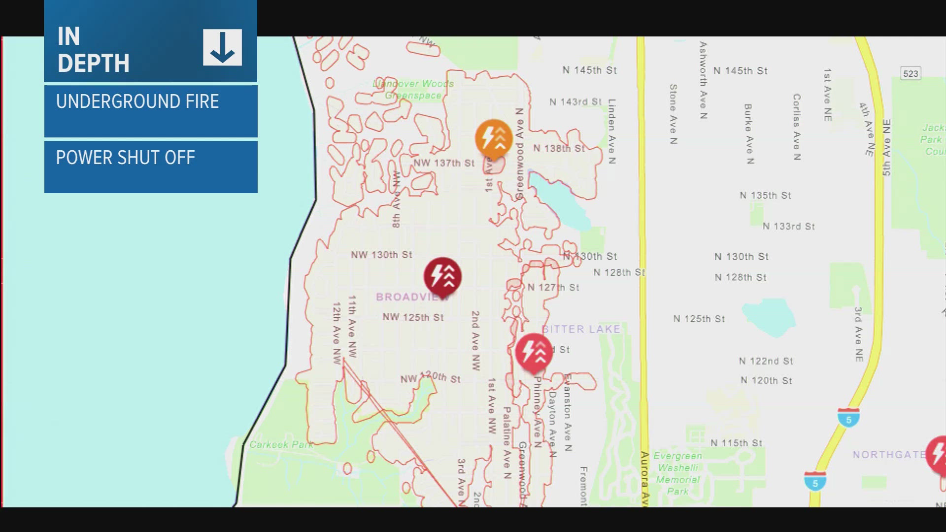The utility said that power was restored to 15,000 customers impacted by the outage by 10 p.m. that evening.