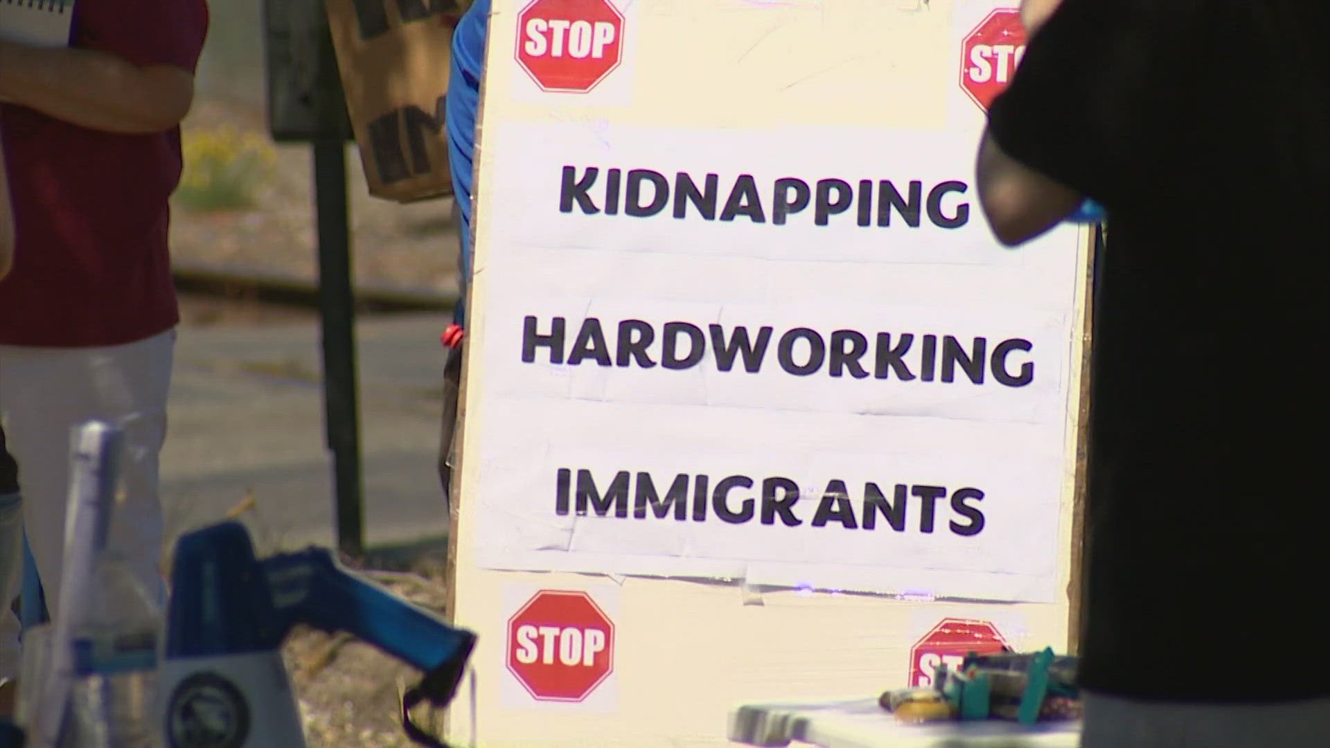 Protests were held outside the ICE processing center in Tacoma as Filipino-immigration advocates celebrated the release of three of their own. 