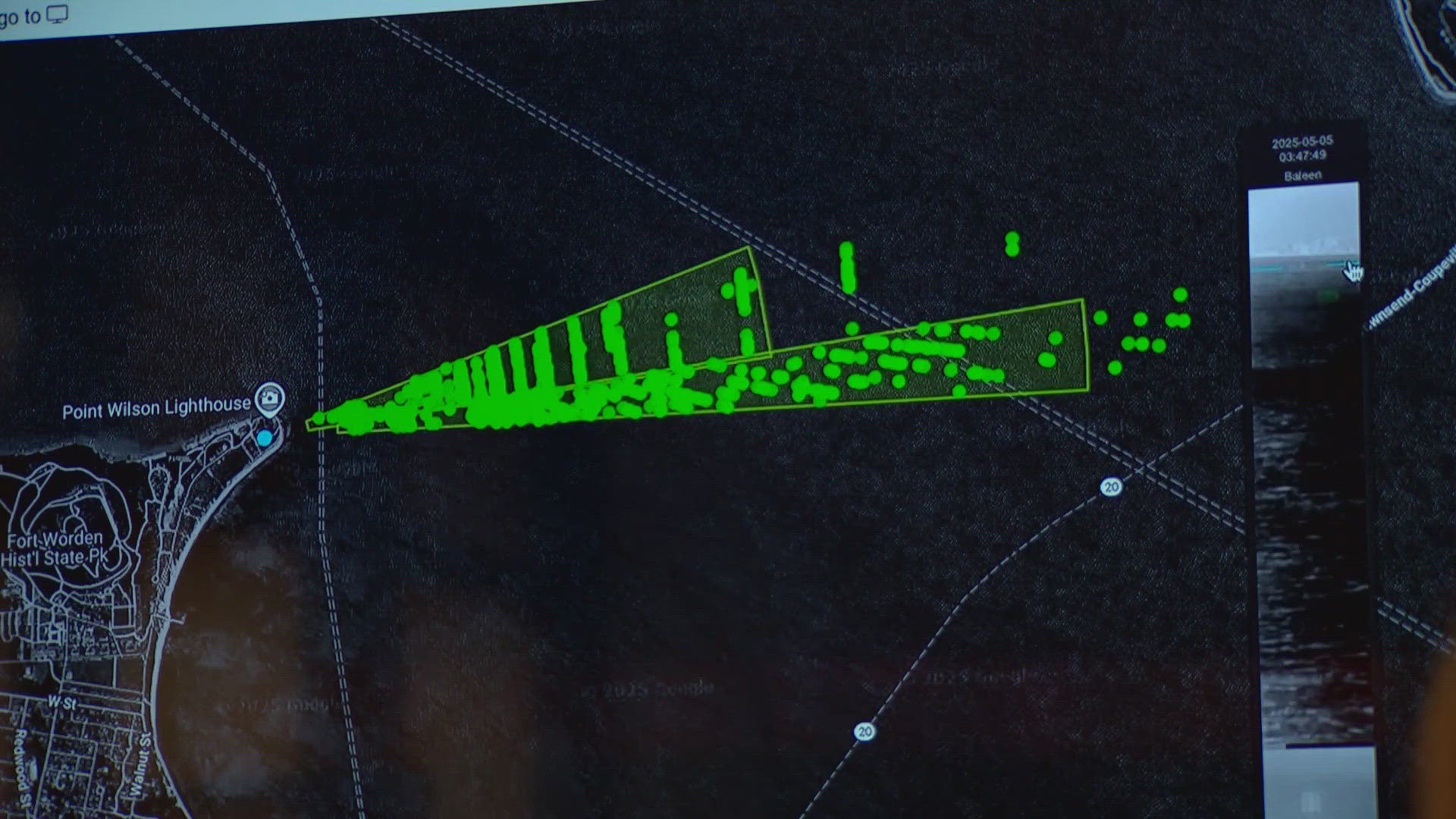 This is the first of its kind along the West Coast and now offers data on where orcas are traveling overnight, which previously was a large gap in information.