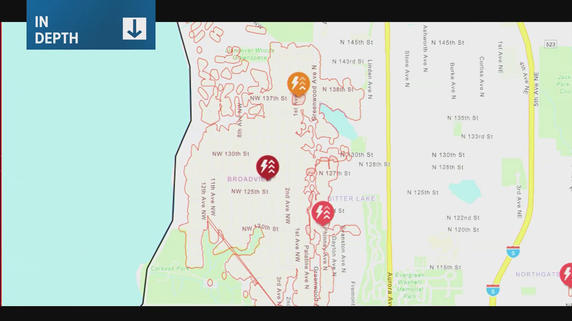 The utility said that power was restored to nearly all customers impacted by the outage by 10 p.m. Wednesday evening. 