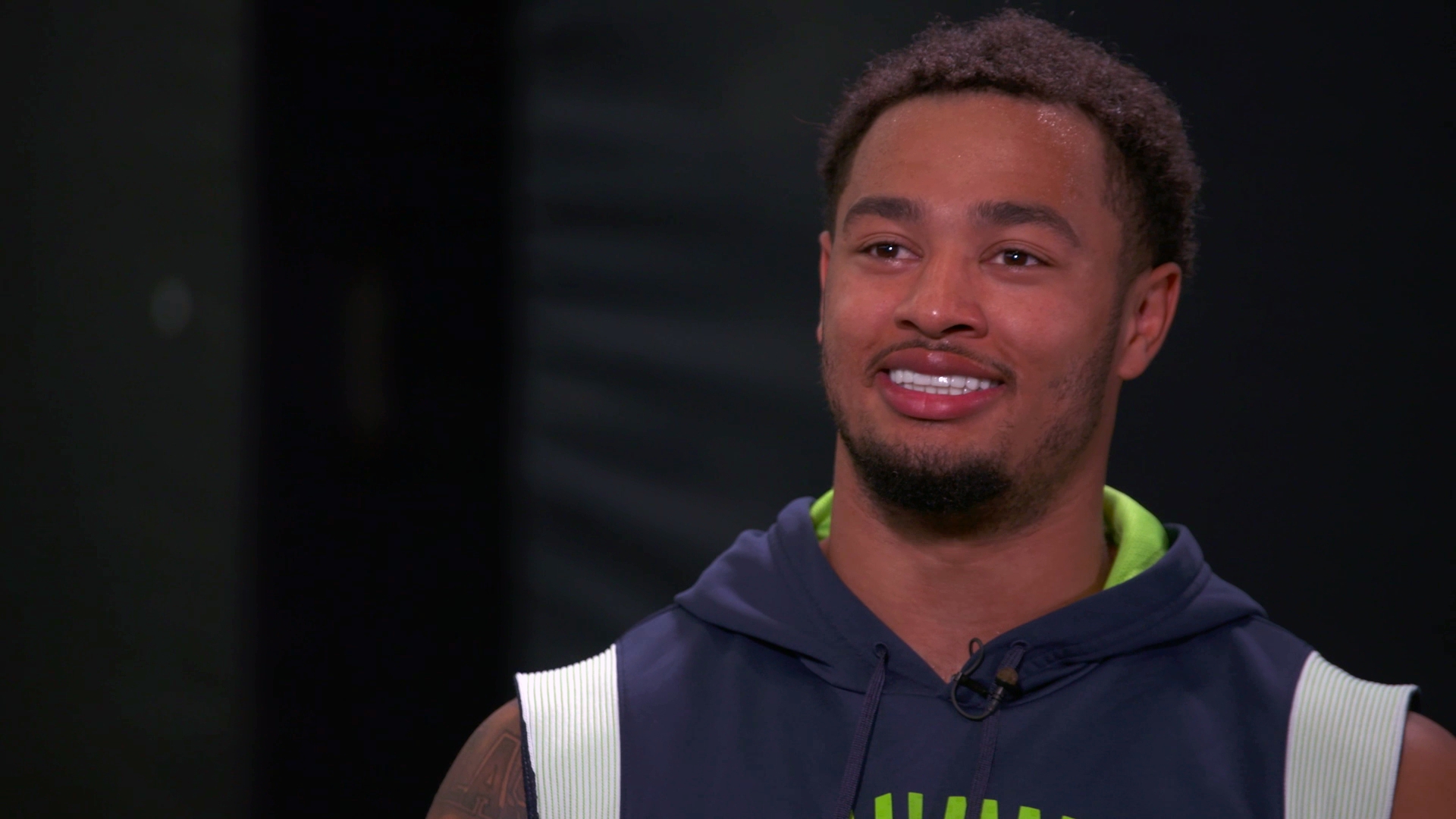 KING 5's Paul Silvi speaks with Seahawks wide receiver Jaxon Smith-Njigba about the offseason, his leadership on the field and wearing the lucky No. 11 jersey.