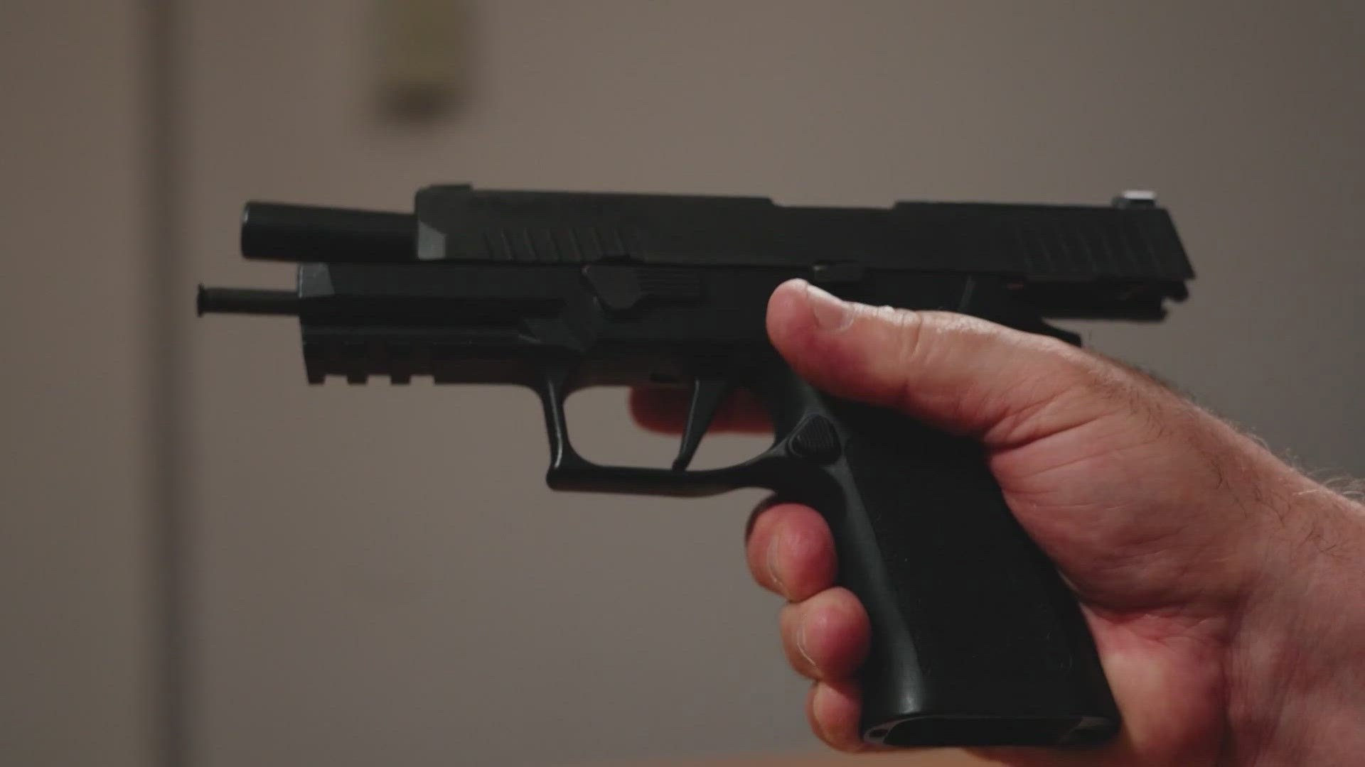 The Oregon state police academy is banning Sig Sauer P320 handguns due to safety concerns, following Washington's lead.